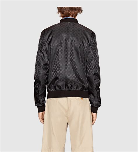 gucci reversible gg jacquard bomber jacket click to expand|Gucci Jackets for Men .